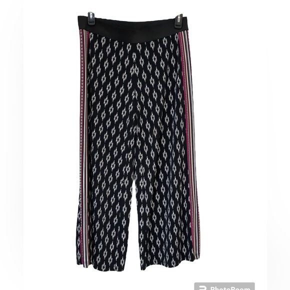 WHBM slinky palazzo pants Moroccan print - Picture 1 of 5